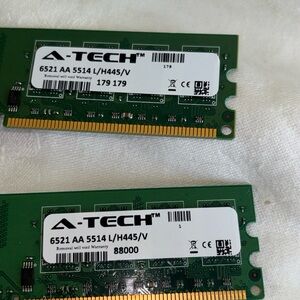 A-Tech 6521 AA 5514 Laptop RAM Module - Green